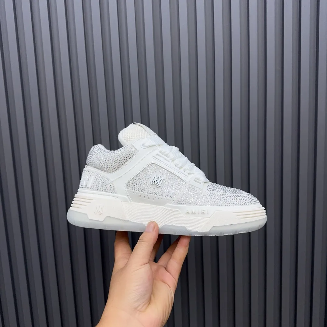 Men's shoes 💰760💰 AMIRI AMIRI fashion brand hot sale 🔥 Available all year round, couples 💑 Official website synchronization Imported fabrics 1⃣️ vs 1⃣️ replica, original factory special original sole, 35-45 (45. non-refundable)